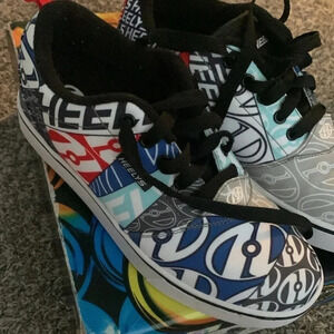 Heelys Blue and Red Graphic Sneakers